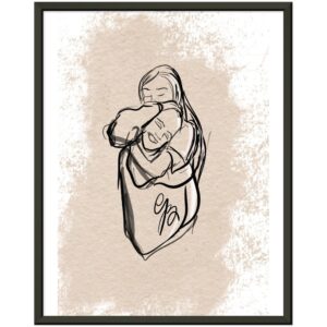 Maternity -Glossy Paper Metal Framed Poster
