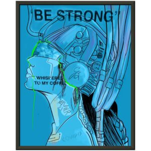 BESTRONG- Glossy Paper Metal Framed Poster