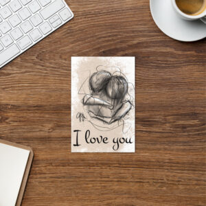 I love you – Greeting card