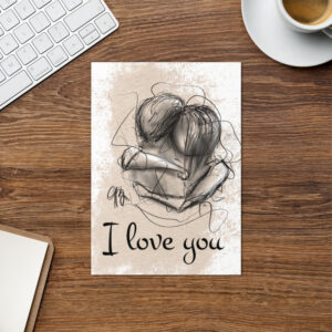 I love you - Greeting card